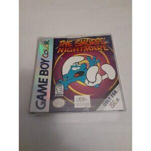 The Smurfs' Nightmare for Nintendo Game Boy Color GBC Complete In Box CIB